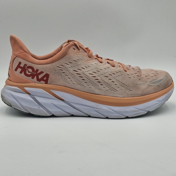 Hoka One One Shoes - HOKA Clifton 8 Women's Orange Running Shoe Sneakers Size 11 B